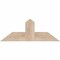 Ekena Millwork Portland Smooth Timber Gable Bracket, Douglas Fir, 36"W x 13"H x 5 1/2"D x 5 1/2"F, 9/12 Pitch GBW036X13X0606POR00SDF - alternate 1